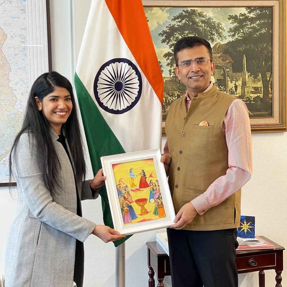 With Raveesh Kumar, Ambassador of India to Finland — Helsinki, 2022